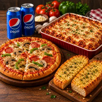 1 Medium Pizza (3 toppings)